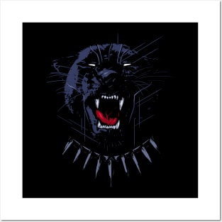 Wakanda Panther Posters and Art